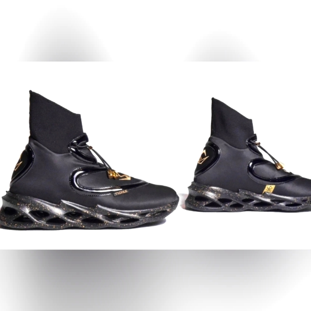 TRONUS BLACKOUT HIGH TOPS ~ Women's Size 9